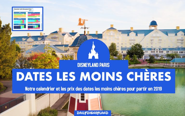dates pas cheres disneyland pariq 2018 2019 promo