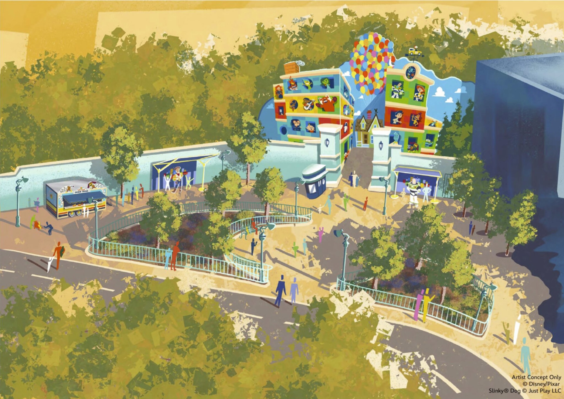 nouveau photolocation worlds of pixar parc walt disney studios